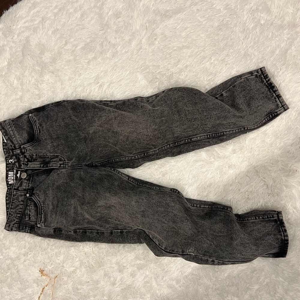 Black washed jeans